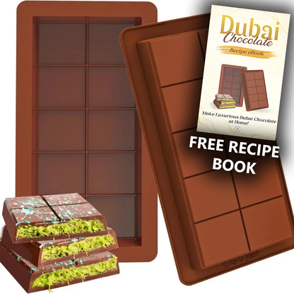 Luxury Dubai Chocolate Bar Mold + FREE RECIPE BOOK