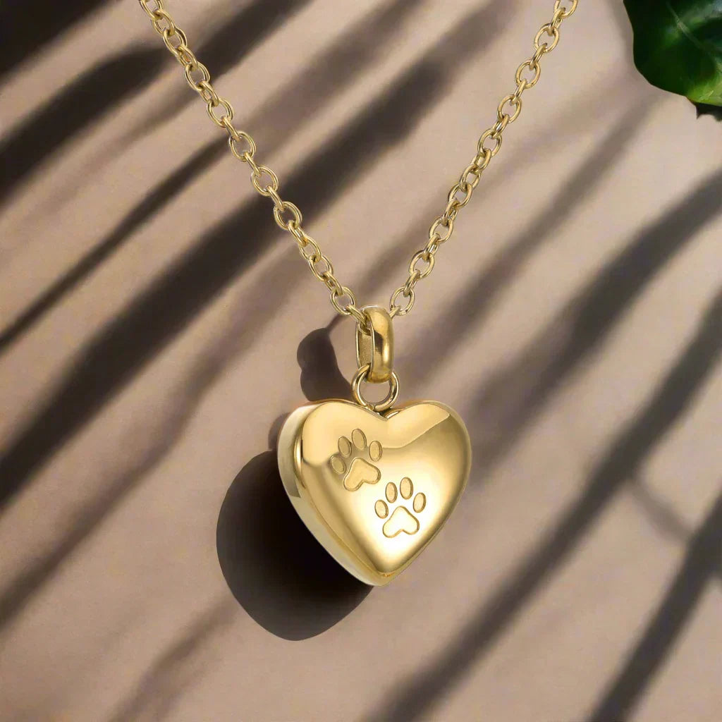 Galiana™ | Heart-Shaped Fingerprint Urn Necklace