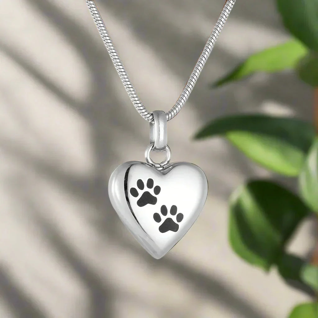 Galiana™ | Heart-Shaped Fingerprint Urn Necklace