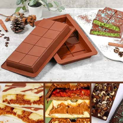 Luxury Dubai Chocolate Bar Mold + FREE RECIPE BOOK