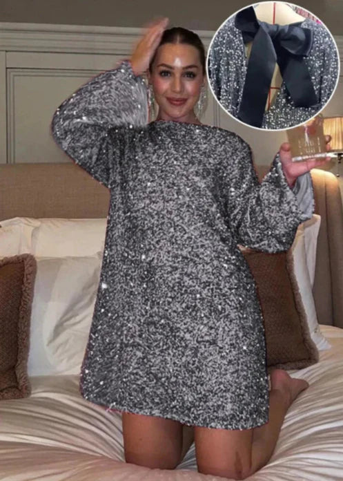 Elsa | Elegante vestido con purpurina