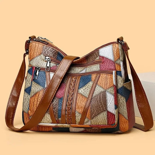 Zoua | Bolso de piel con mosaico