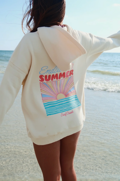 Sudadera con capucha de verano sin fin