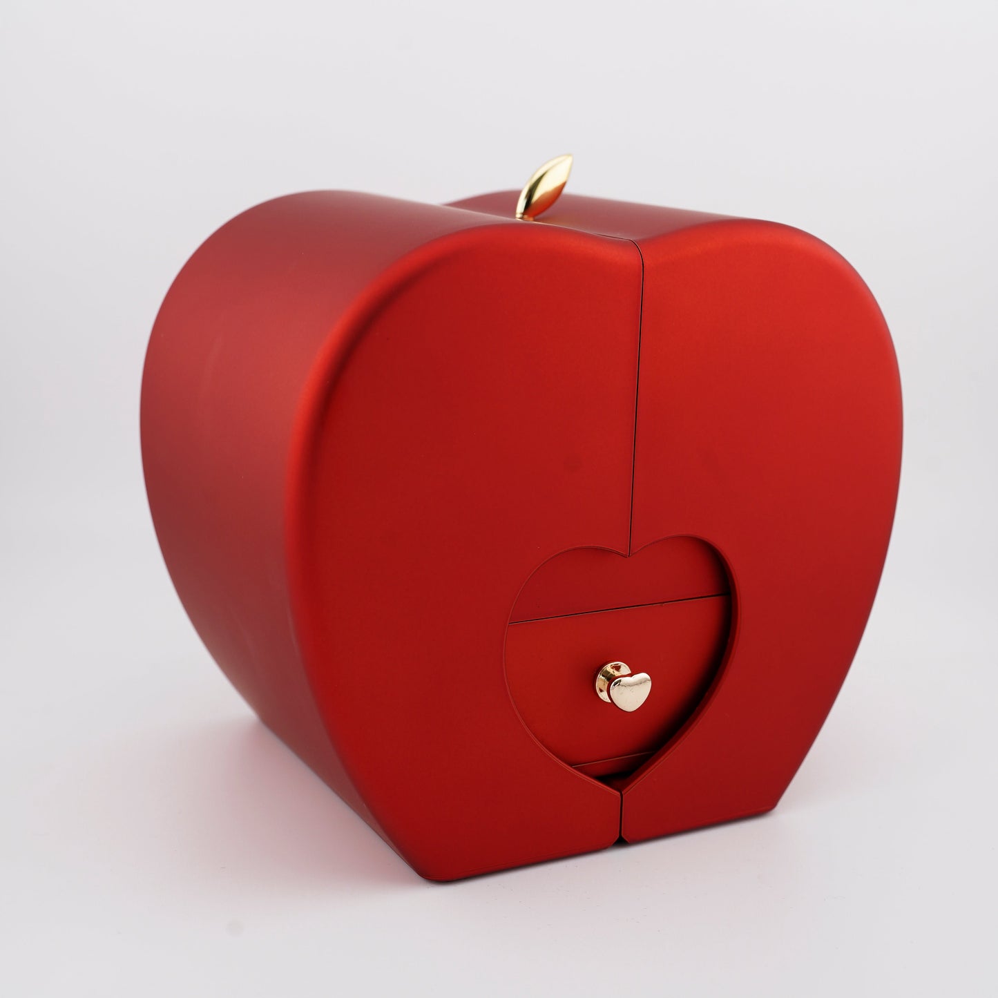 Collar de trébol de cuatro hojas "Amuleto de la suerte" con caja de regalo y rosa eterna