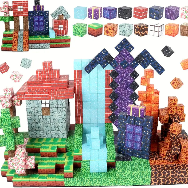 PixelBricks – Magnetyczne Klocki Konstrukcyjne 100 elementów + Bonusy Gratis