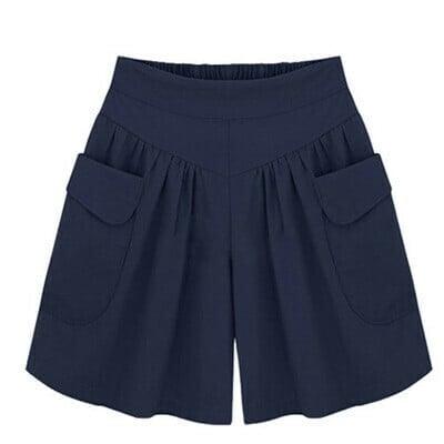 Shorts de playa con cintura elástica