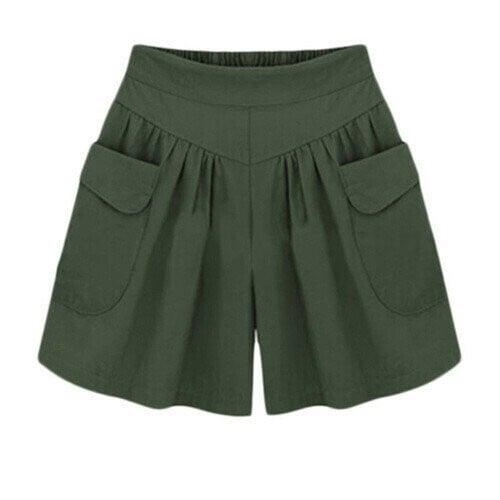 Shorts de playa con cintura elástica