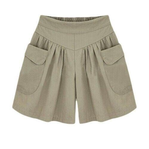 Shorts de playa con cintura elástica