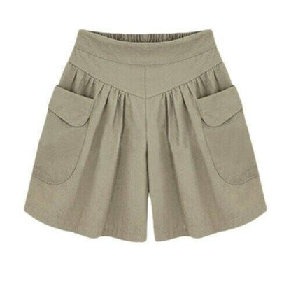 Shorts de playa con cintura elástica