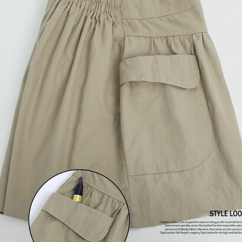 Shorts de playa con cintura elástica