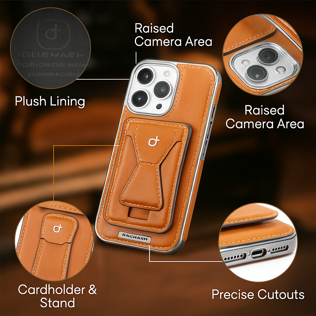 Envío rápido ✈️Funda protectora de cuero premium para iPhone 