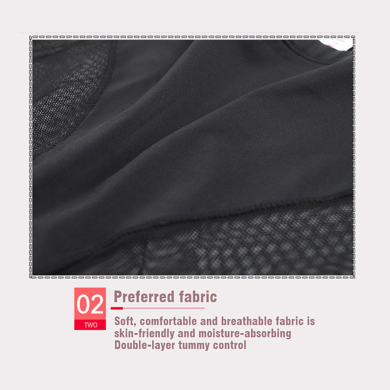 Braguitas moldeadoras de cintura alta de seda helada sin costuras