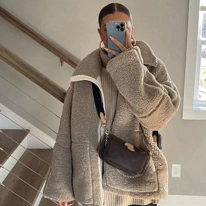 Kalina™ | Abrigo extragrande de peluche