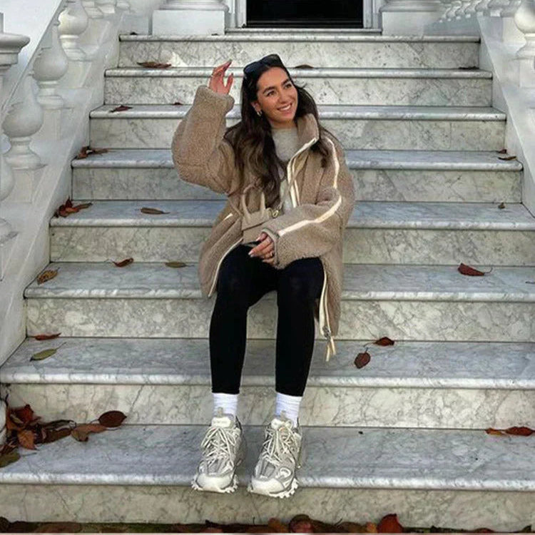 Kalina™ | Abrigo extragrande de peluche