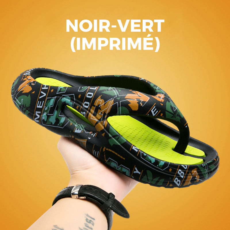 Comfortable Summer Flip Flops with Thick Soles