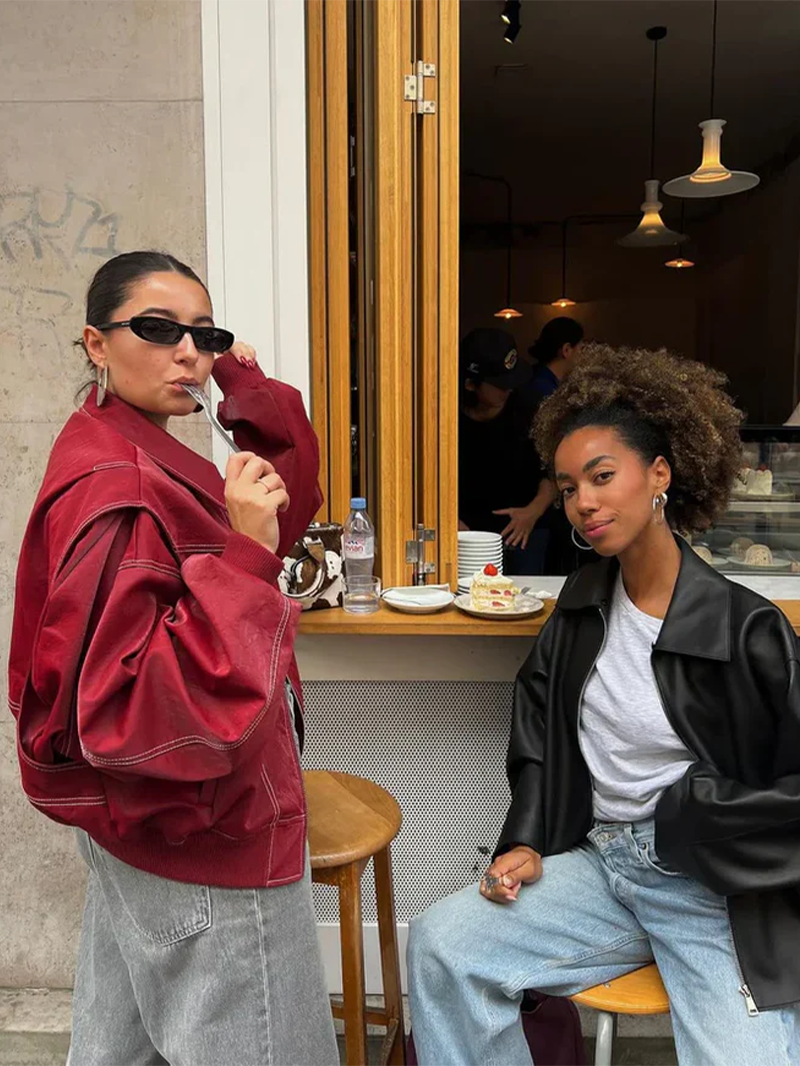 LARA | Chaqueta Oversize en Color de Contraste (Edición Limitada)