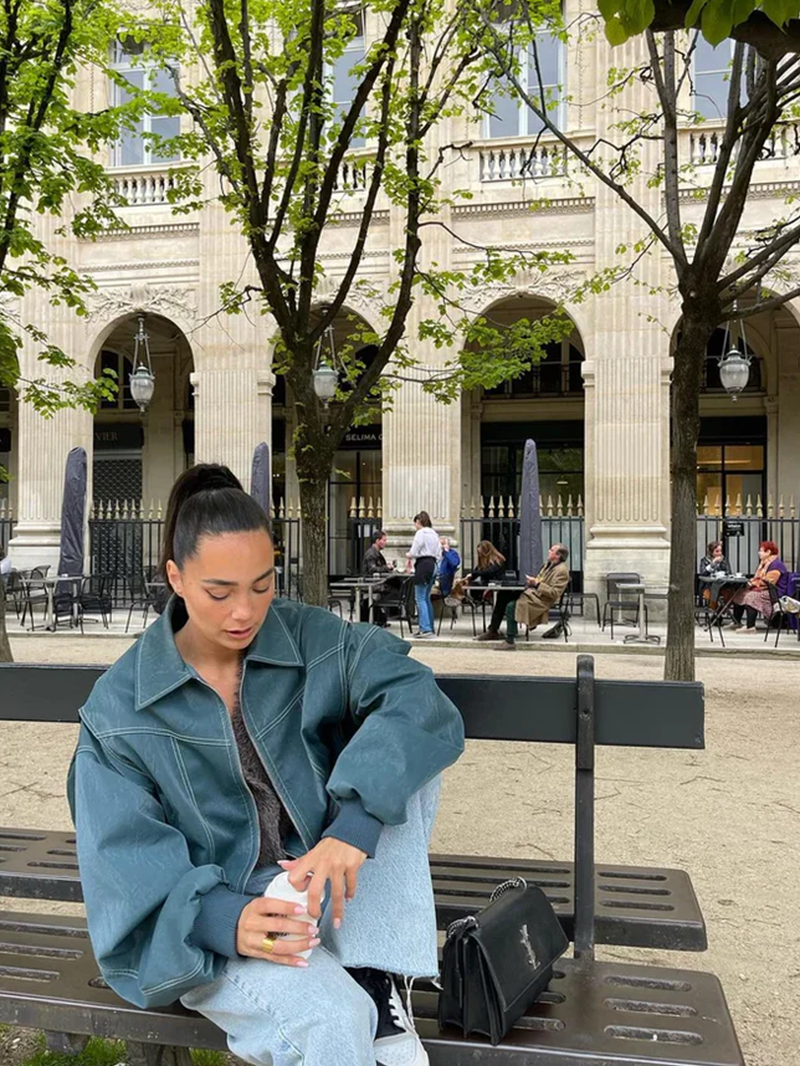 LARA | Chaqueta Oversize en Color de Contraste (Edición Limitada)