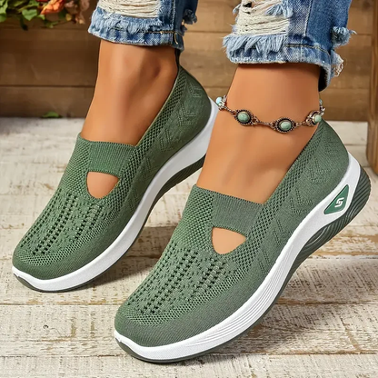 Women's Breathable, Everyday, Slip-On, Orthopedic Walking Sneakers