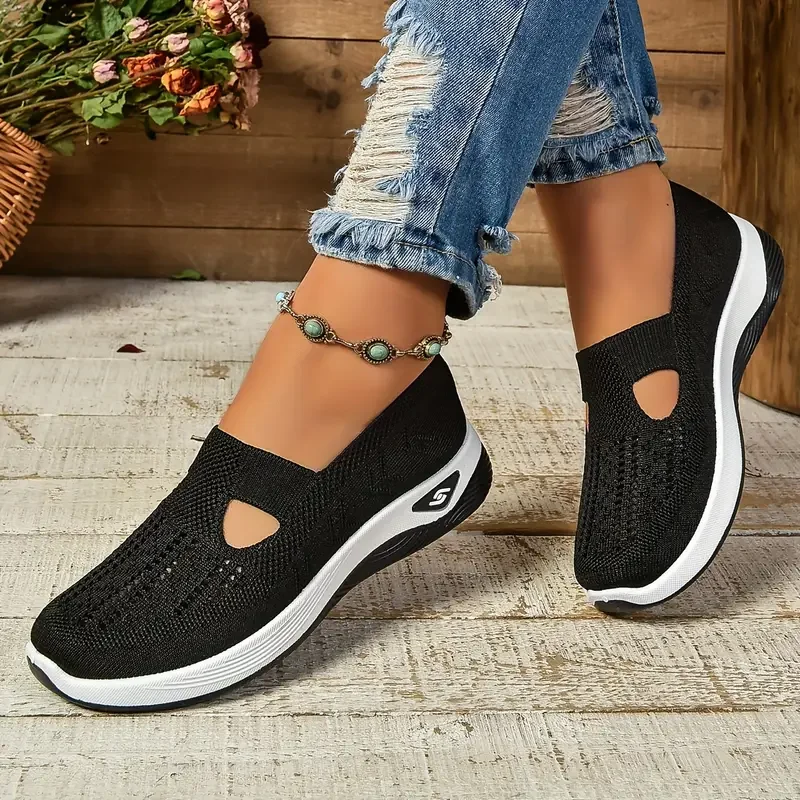 Women's Breathable, Everyday, Slip-On, Orthopedic Walking Sneakers