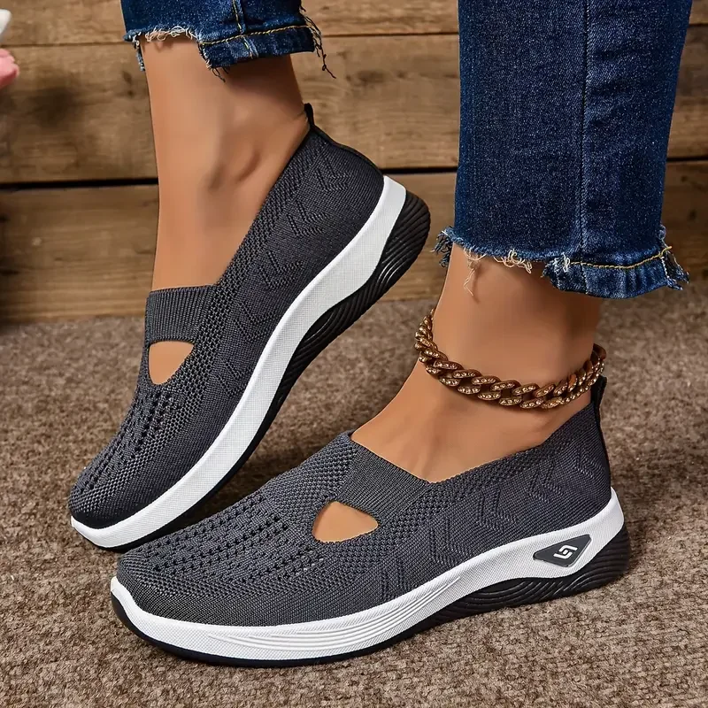 Women's Breathable, Everyday, Slip-On, Orthopedic Walking Sneakers