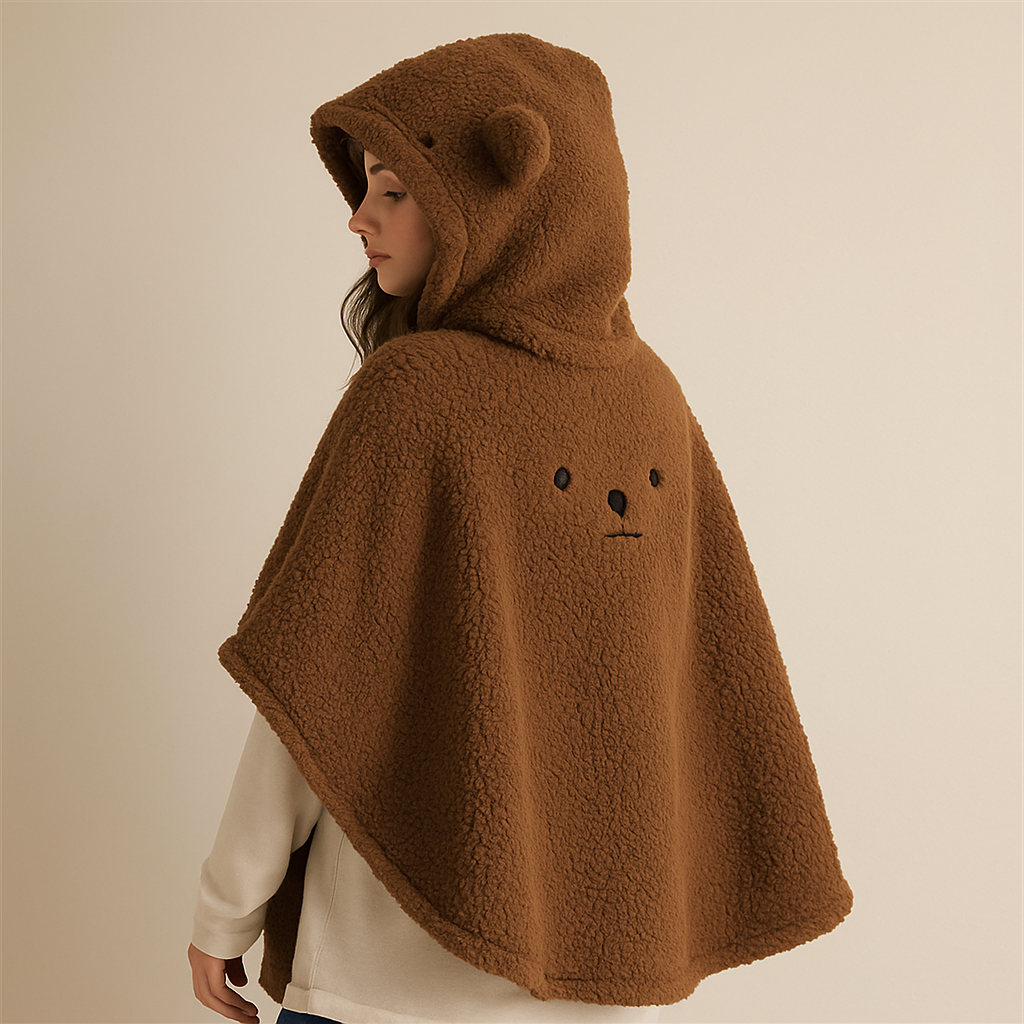 The SnuggleBear Hoodie Cape
