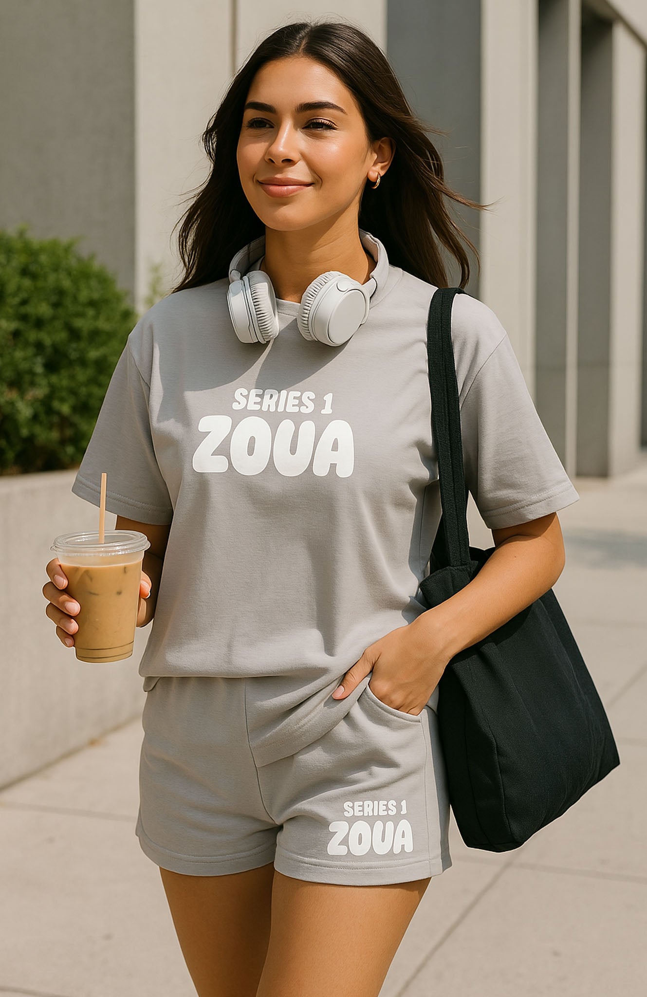 Top extragrande acogedor con pantalones cortos GRATIS