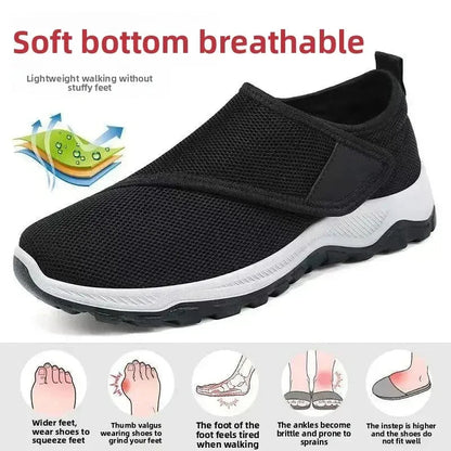 Zapatillas deportivas Aeris de ajuste ancho con velcro