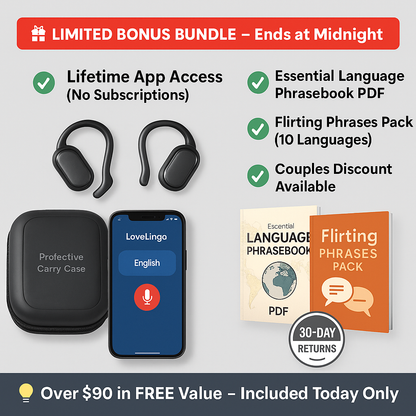 LoveLingo™ Auriculares con traductor de IA