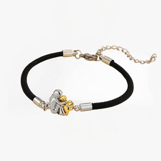 Katy™ | Pulsera de cordón con icono de perro 