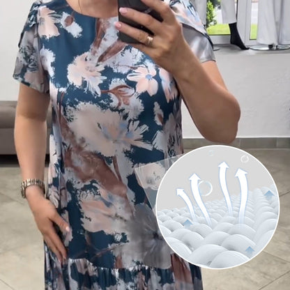 🌸Plus Size Spring and Summer Fashion Floral Long Dress