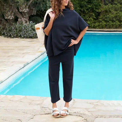 Conjunto de Pantalón Ancho con Mangas 3/4 para Mujer 