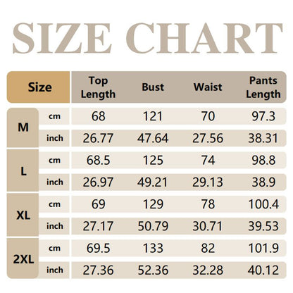 Conjunto de Pantalón Ancho con Mangas 3/4 para Mujer 