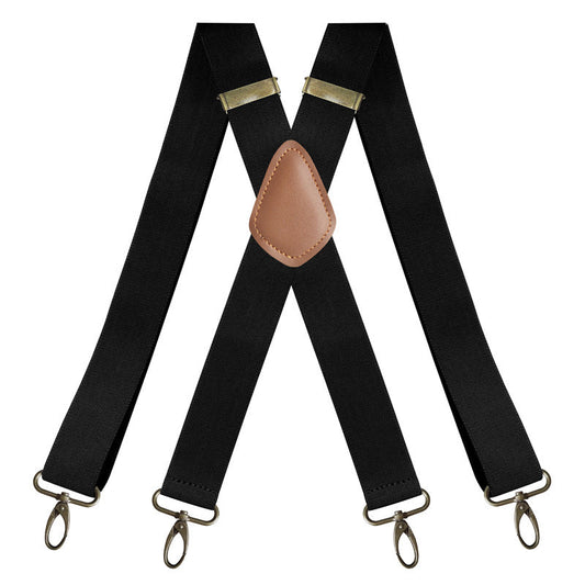 Universal, Highly Elastic X-Shaped Suspenders
