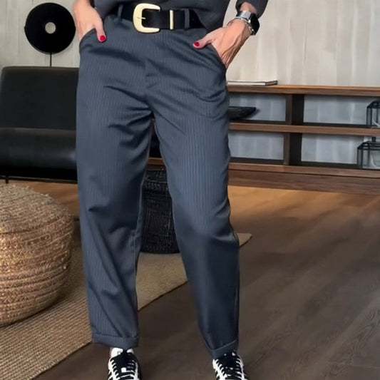 MATHILDA | PANTALONES DE TRAJE DE RAYAS