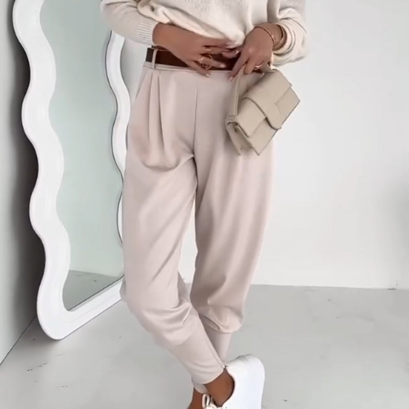 🏆Máximo 50% de descuento🏃‍♂️Pantalones cómodos de nueve puntos para mujer