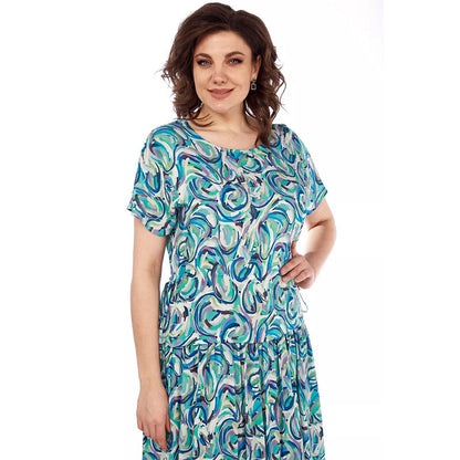 【S-4XL】🏖️Summer Colorful Chiffon Dress