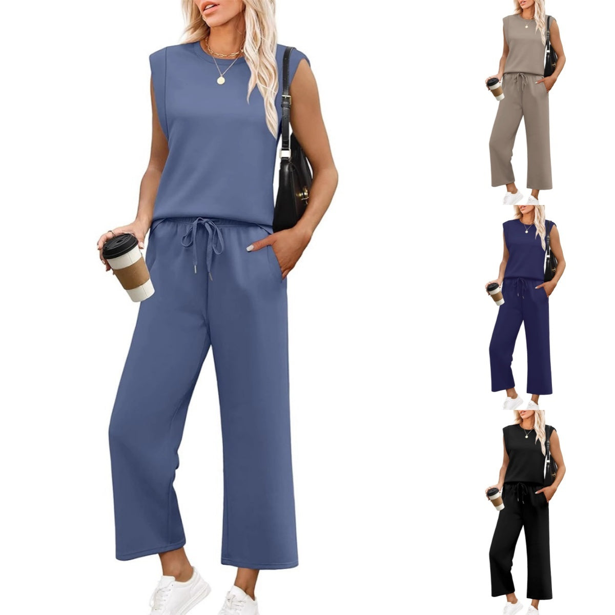 ANIA | WOMAN'S TWO-PIECE SET - SOFT, SLIM AND STYLISH