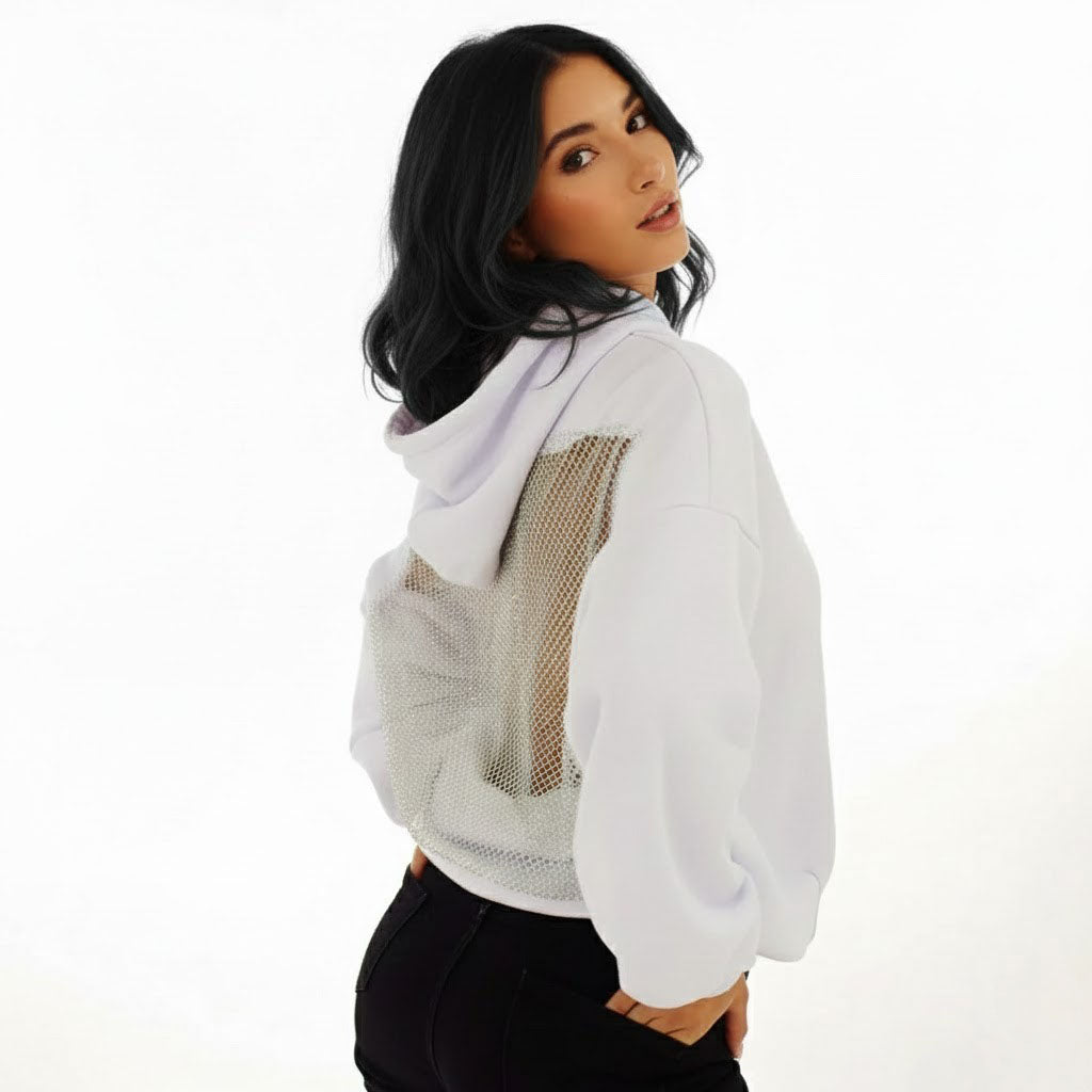 Sudadera con capucha de malla Mirage