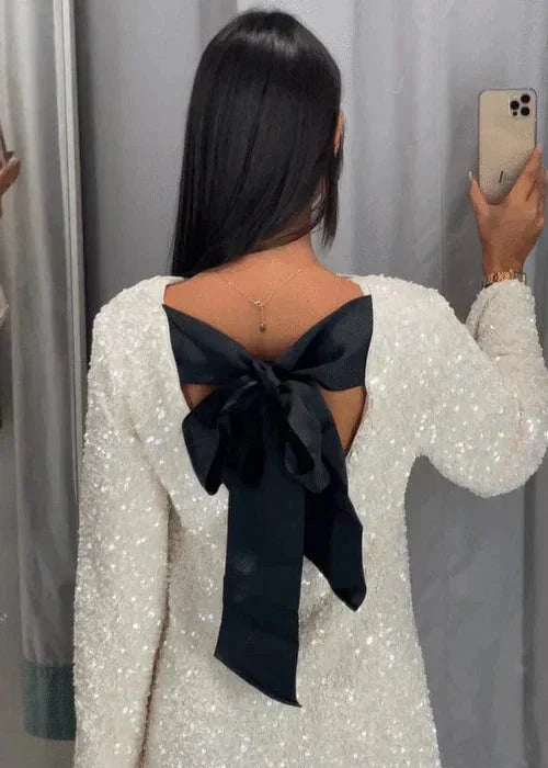 Elsa | Elegante vestido con purpurina